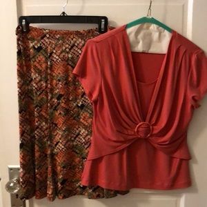 Ladies Skirt set